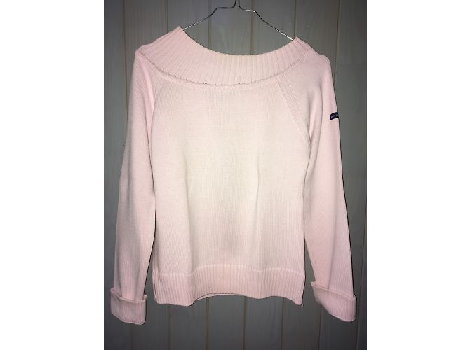 Pull rose pâle Saint James - vue 2
