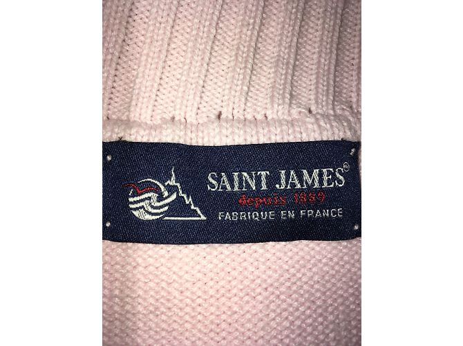 Pull rose pâle Saint James - vue 3