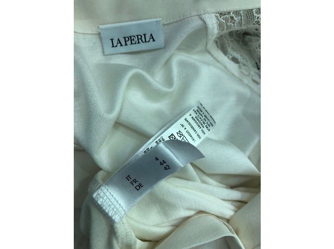 La Perla Hemd aus Rayon Farbe Eggshell Aus weiß - Ansicht 4