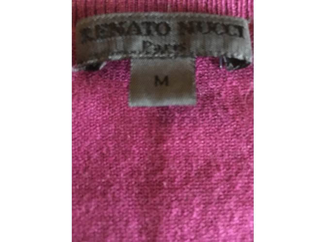 Renato Nucci Fuchsia-Pullover aus Seide und Kaschmir Fuschia - Ansicht 3