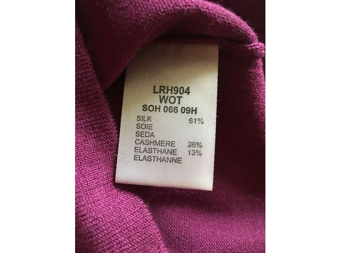 Renato Nucci Fuchsia-Pullover aus Seide und Kaschmir Fuschia - Ansicht 4