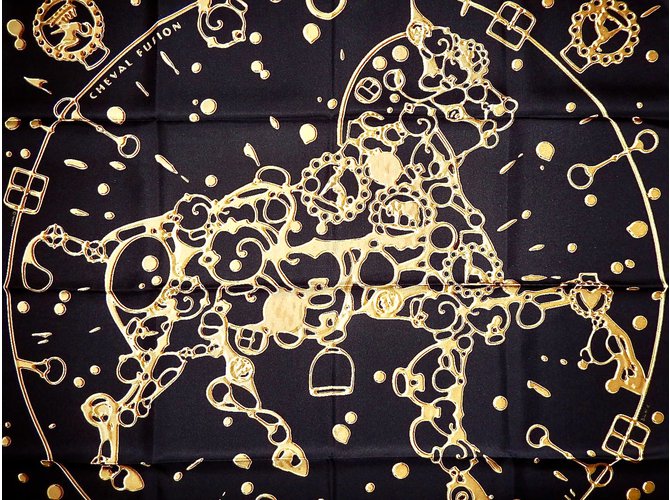 Hermès FUSION HORSE Negro - vista 13