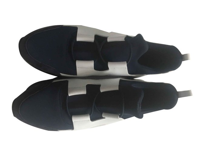 Hermès Hermes Blanco Azul marino - vista 2