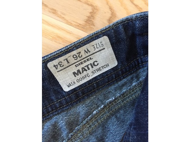 Vaqueros Diesel de denim azul - vista 4