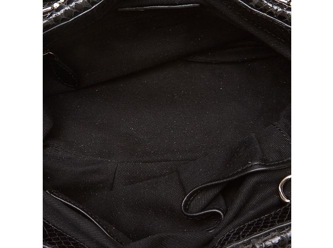 Céline Satchel de charol en relieve - vista 5
