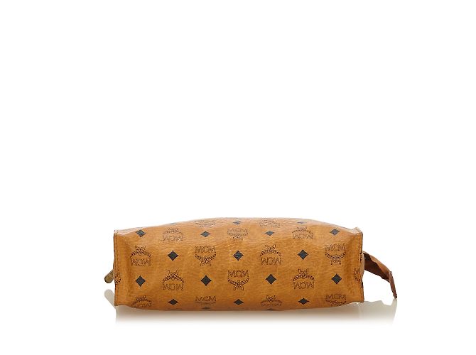Omega Visetos Clutch aus Leder Schwarz Silber - Ansicht 4