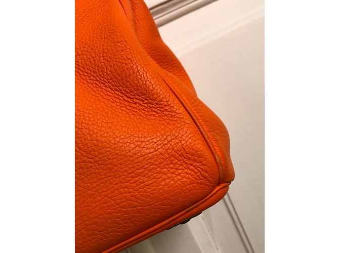 Hermès Haut A Courroies Birkin 40 Naranja - vista 22