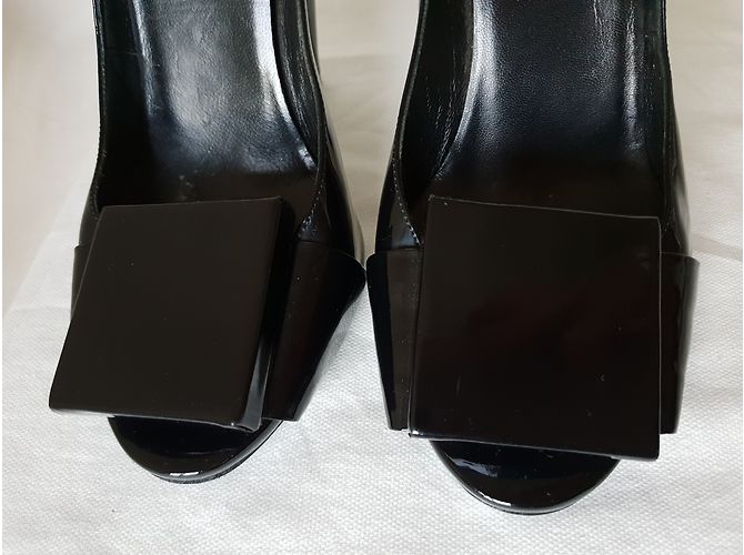 Décolleté Pierre Hardy in vernice nera Taglia 37 Nero - vista 4