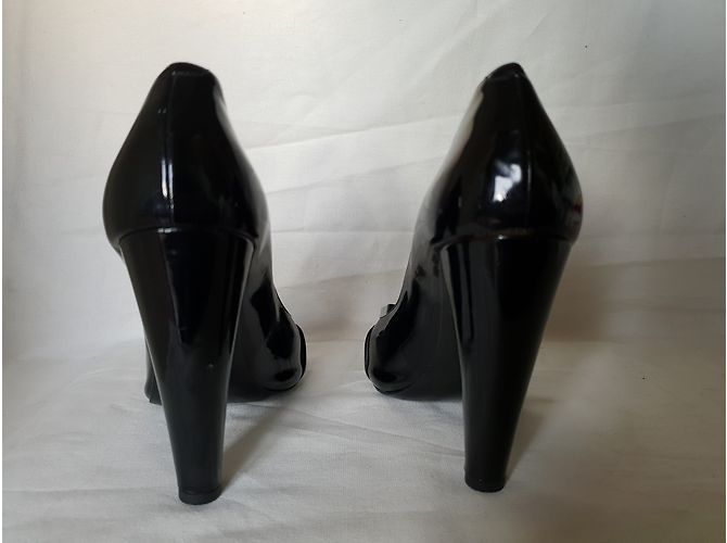 Décolleté Pierre Hardy in vernice nera Taglia 37 Nero - vista 5