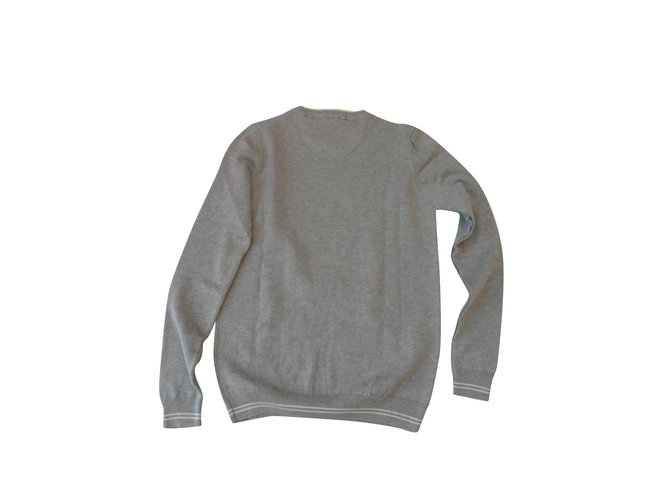 Hugo Boss Polo Pullover Grau Baumwolle M - Ansicht 2