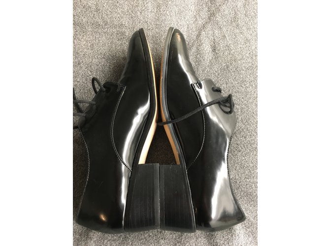 Décolleté Derby Dune in ecopelle nere Nero - vista 3