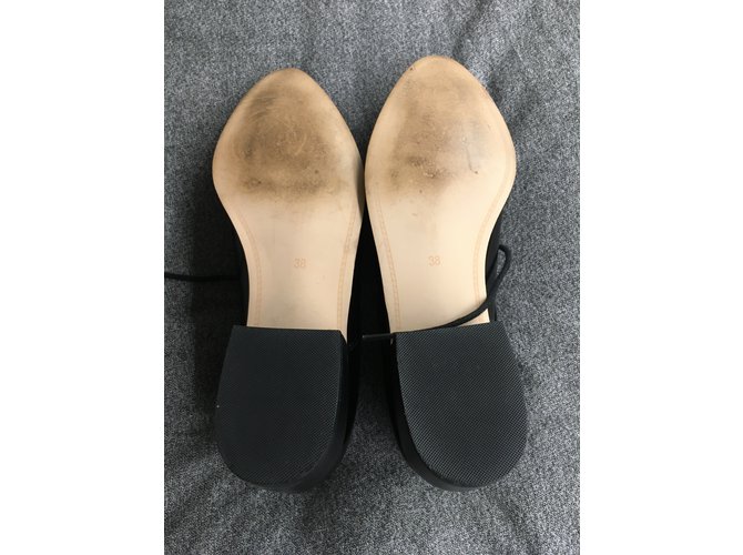 Décolleté Derby Dune in ecopelle nere Nero - vista 4
