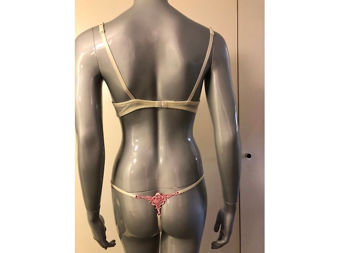 Autre Marque Conjunto de lencería Wacoal T90B rosa y blanco - vista 3