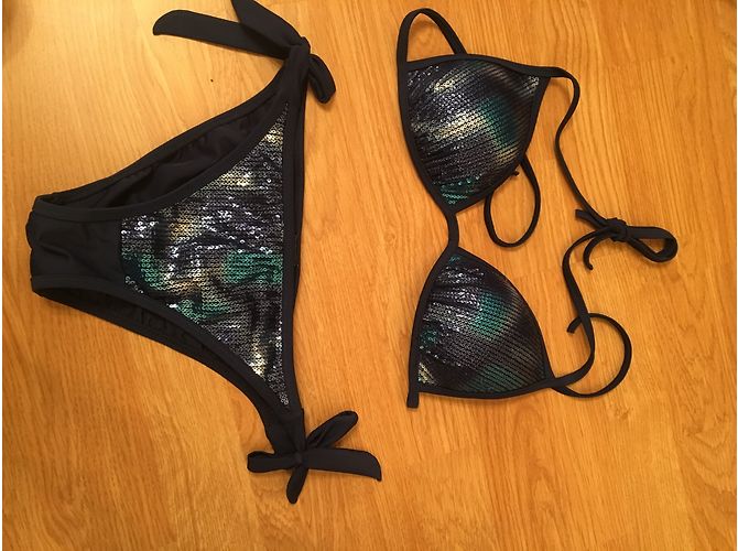 Autre Marque Top de bikini Calzedonia azul - vista 4