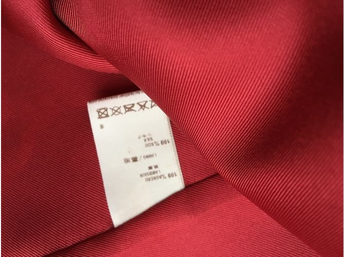 Louis Vuitton Leder Oberteil Rot - Ansicht 3