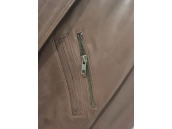 Zadig & Voltaire Leather bomber / biker type leather jacket - view 2