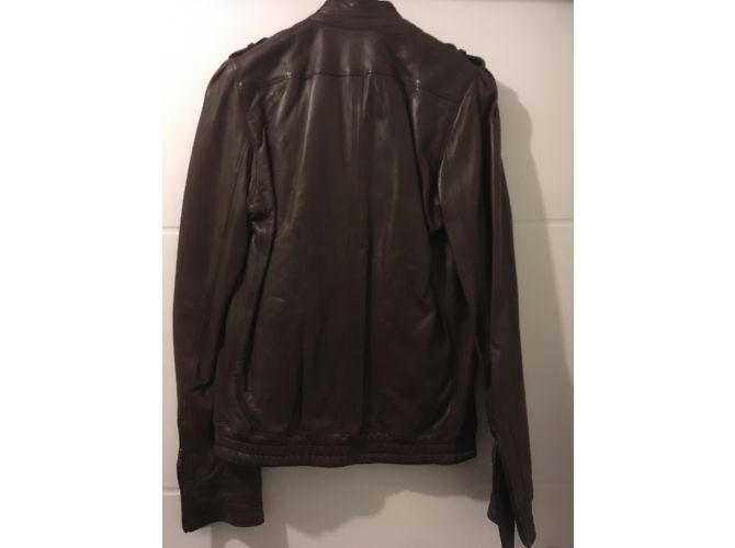 Zadig & Voltaire Leather bomber / biker type leather jacket - view 4