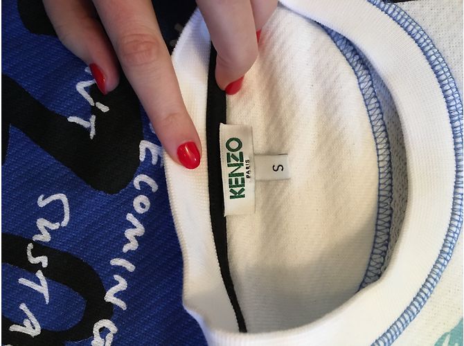 Pull Kenzo en coton S Multicolore - vue 4
