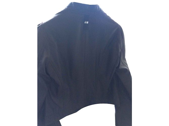 High Lammfelljacke in Schokolade - Ansicht 2