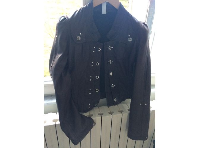 High Lammfelljacke in Schokolade - Ansicht 3