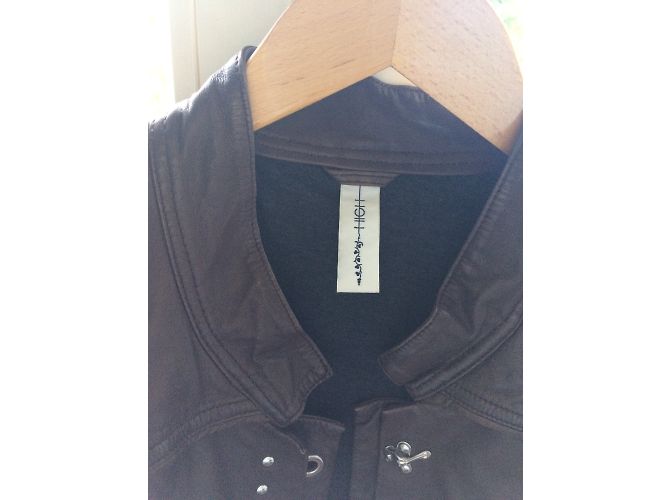 High Lammfelljacke in Schokolade - Ansicht 4