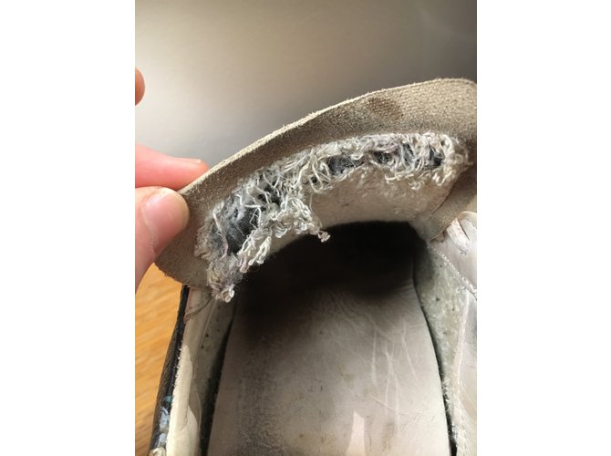Philippe Model Philippe Sneaker Weiß Leder Silberne Blumen 37 - Ansicht 3