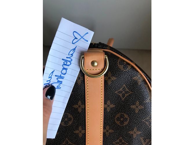 Louis Vuitton Keepall Schultergurt "My Monogram" Dunkelbraun - Ansicht 10
