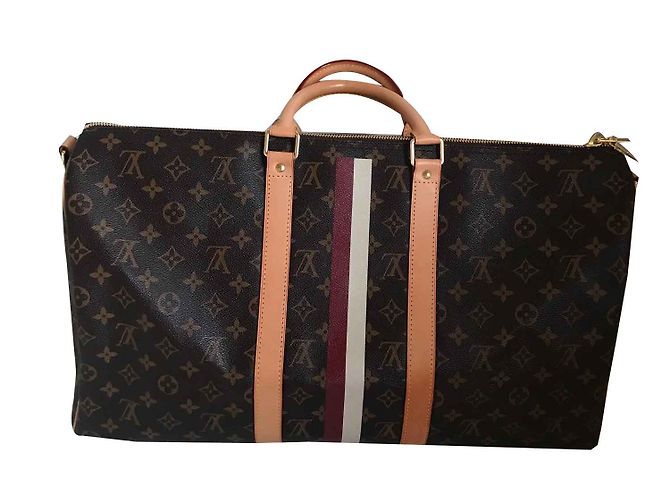 Louis Vuitton Keepall Schultergurt "My Monogram" Dunkelbraun - Ansicht 2