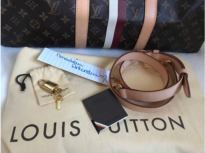 Louis Vuitton Keepall Schultergurt "My Monogram" Dunkelbraun - Ansicht 3