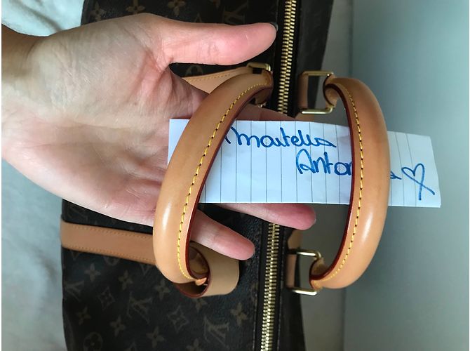 Louis Vuitton Keepall Schultergurt "My Monogram" Dunkelbraun - Ansicht 4