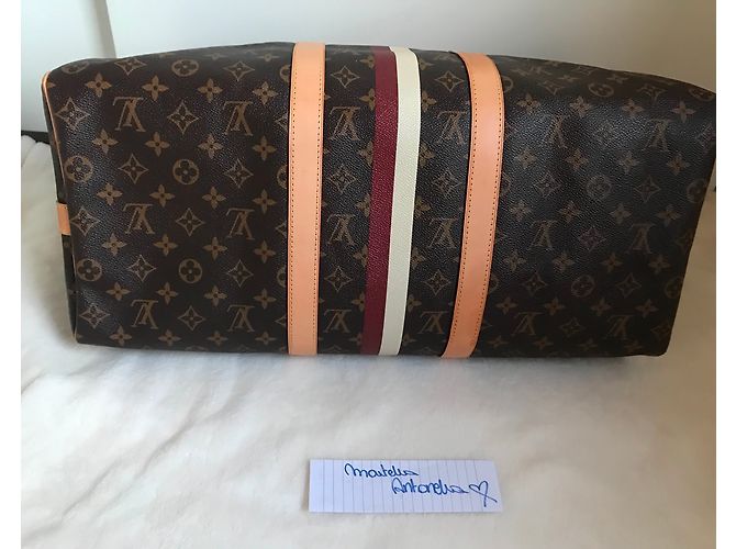 Louis Vuitton Keepall Schultergurt "My Monogram" Dunkelbraun - Ansicht 6