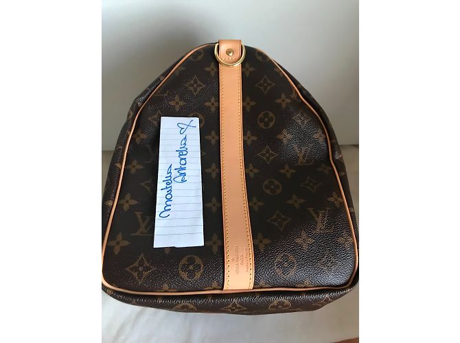 Louis Vuitton Keepall Schultergurt "My Monogram" Dunkelbraun - Ansicht 8