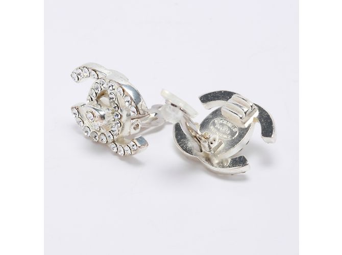 Chanel CC SILVER RHINESTONE Plata - vista 2