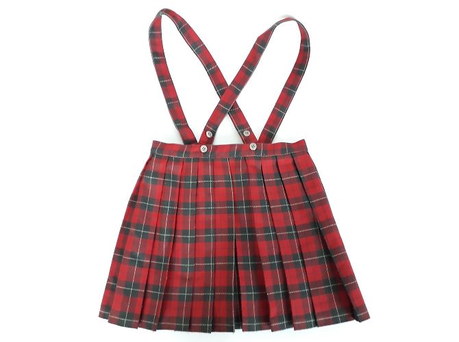 CACHAREL Jupe plissée écossaise rouge Taille 6 -7 ans - vue 2