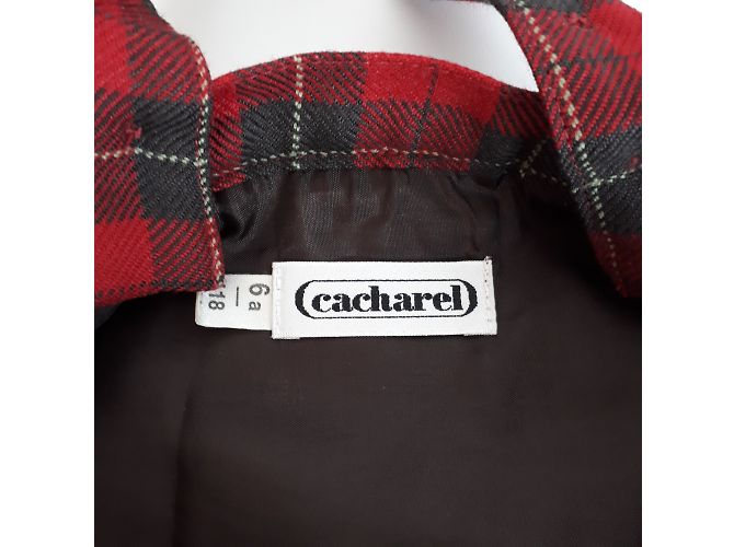 CACHAREL Jupe plissée écossaise rouge Taille 6 -7 ans - vue 4