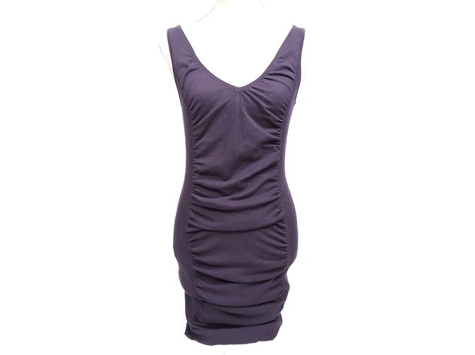 Super Trash Supertrash - Figurbetontes Lila Strickkleid S - Ansicht 3