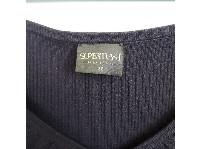 Super Trash Supertrash - Figurbetontes Lila Strickkleid S - Ansicht 4