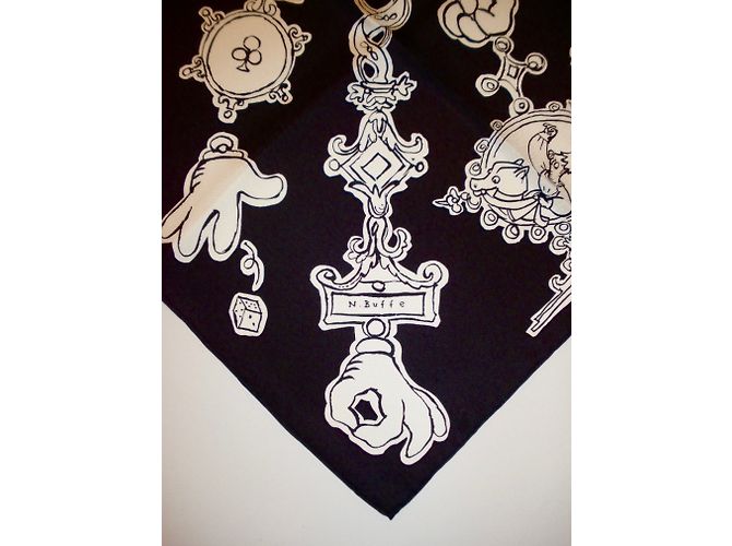 Hermès Lenços Preto - vista 11
