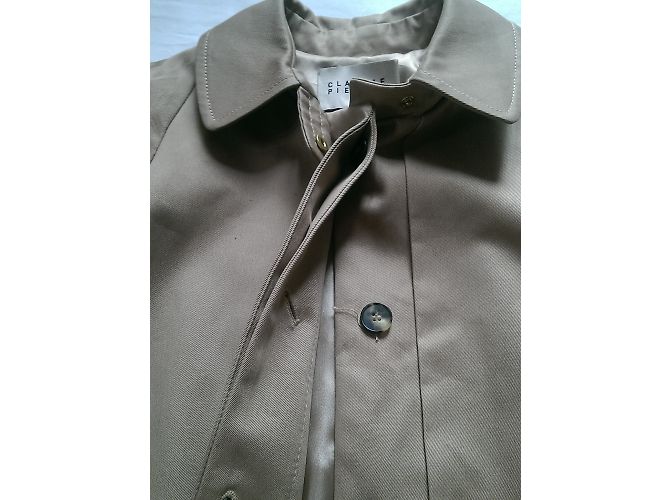 Trench Claudie Pierlot Beige in Cotone - vista 5