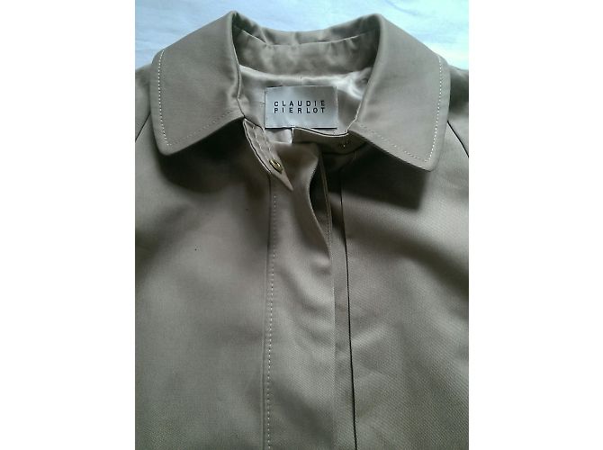 Trench Claudie Pierlot Beige in Cotone - vista 7