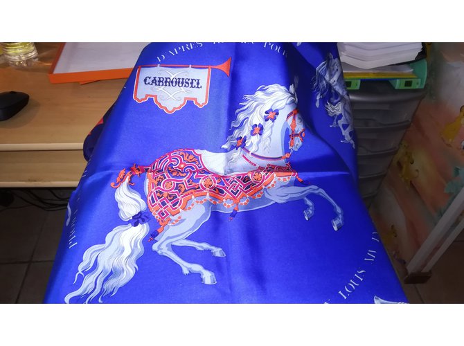 Hermès CARRUSEL Azul - vista 8