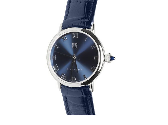 GIVENCHY Orologio da donna "Shanghai BLUE" diametro 24 mm - Acciaio e pelle blu - vista 2