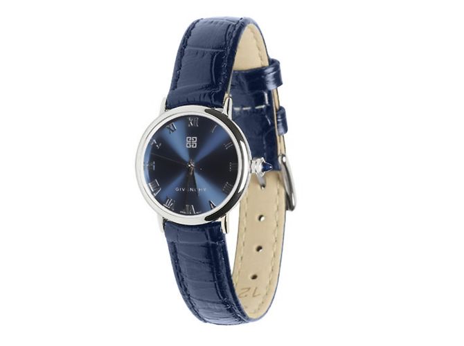 GIVENCHY Orologio da donna "Shanghai BLUE" diametro 24 mm - Acciaio e pelle blu - vista 3