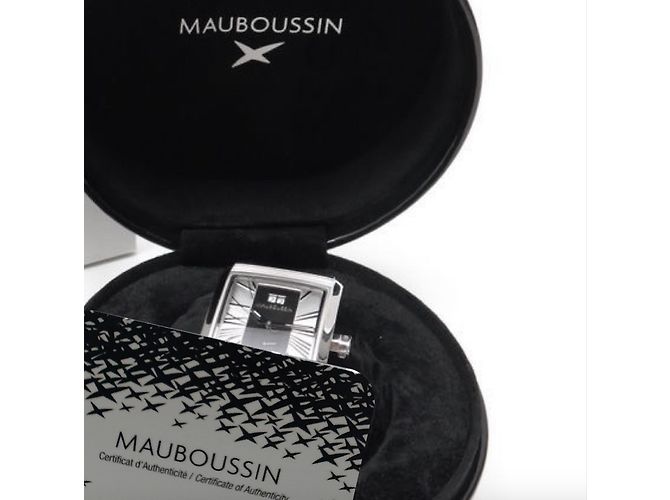 MAUBOUSSIN - Montre Chronographe  "FORCE VITALE" Acier sur Acier- 50 mm - vue 4