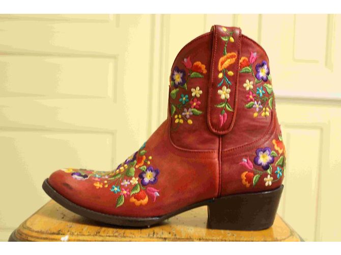 Mexicana Botines bordados - vista 2