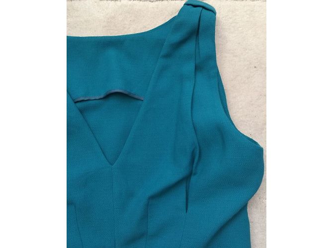 Top Bimba & Lola Azul Celeste de Viscosa Algodón y Lino - vista 7