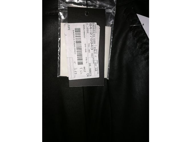 Weekend Max Mara Schwarzer Lederrock - Ansicht 3