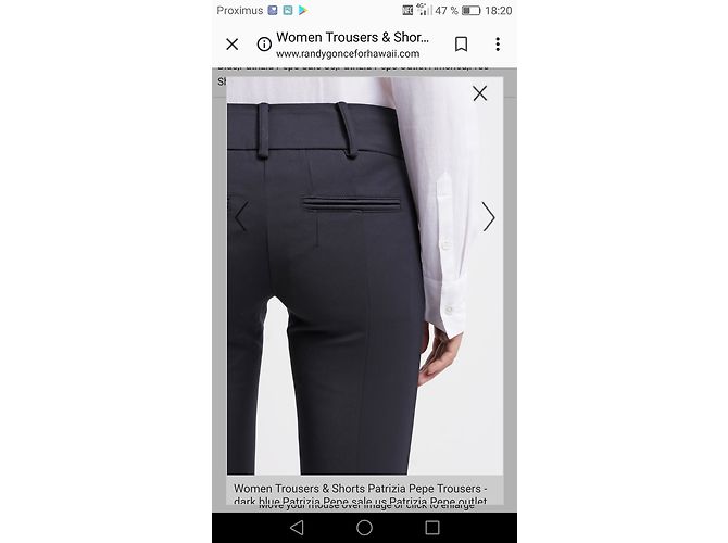 Patrizia Pepe Pantaloneras nero Negro - vista 7