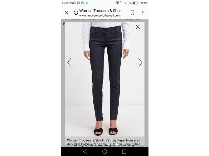 Patrizia Pepe Pantaloneras nero Negro - vista 8