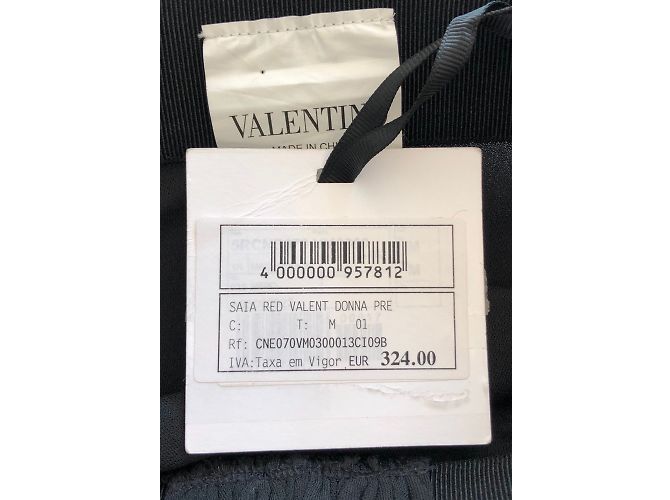 Red Valentino Falda femenina de Vslentino rojo Negro - vista 8